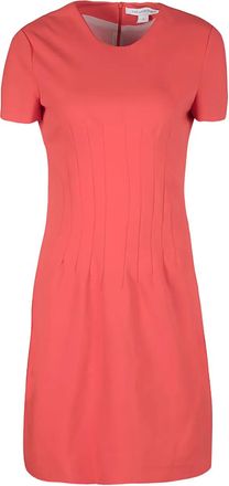 Diane Von Fürstenberg short-sleeves midi dress - Orange