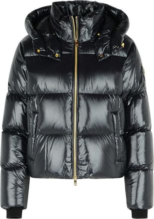Moose Knuckles Black Nylon Down Jacket