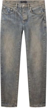 Purple Jeans P001 con effetto schiarito - Blu