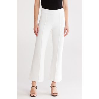 L'agence Fit & Flare Knit Pants in White at Nordstrom Rack, Size Small