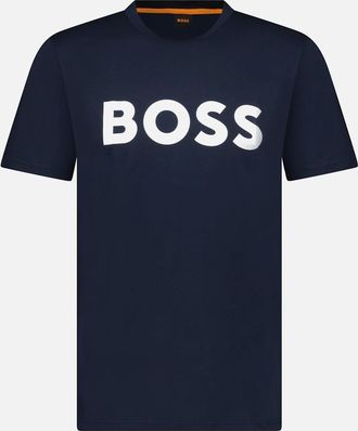 HUGO BOSS Mens Hugo Boss Thinking 1 Logo T-Shirt in Dark Navy - Size: 36