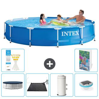 Intex Piscina Con Estructura Redonda - 366x76 Cm - 7-piezas S76