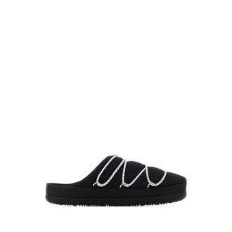 Moon Boot Moon Boot, Slippers, female, Black, Size: 11 US Soft Slipper