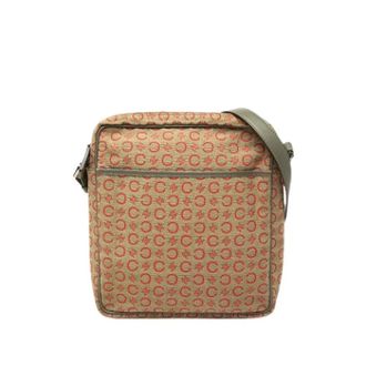 Celine Pre-owned Cross Body Bags, female, Beige, Size: ONE SIZE Pre-owned Vintage Canvas Crossbody Bag