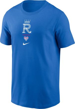 Nike Kansas City Royals City Connect 2-Hit Nike Mens MLB T-Shirt in Blue | N19944UROY-V0M
