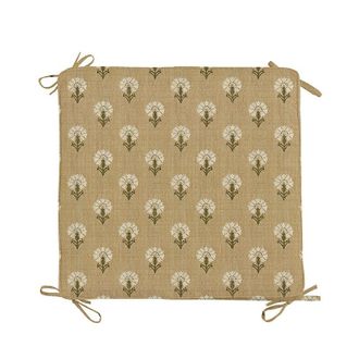 Ballard Designs Replacement Ottoman Cushion with Zipper - 24x23 - Box Edge, Montrose Taupe - Ballard Designs