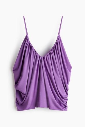 H&M Drapiertes Tr&auml;gertop - Lila