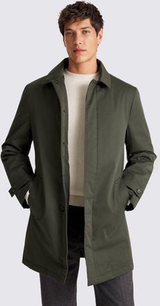 Moss Khaki Wadded Raincoat