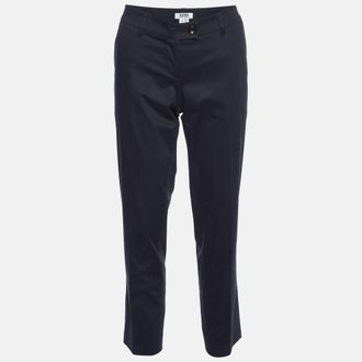 Moschino Moschino Cheap and Chic Black Cotton Tailored Trousers M