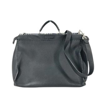 Fendi Pre-owned Handbags, female, Black, Size: ONE SIZE Pre-owned Shoulder Handbag