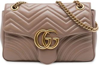 Gucci Pre-owned Gucci Large GG Marmont Matelasse Calfskin Shoulder Bag Ladies 3636RTOYXVLW0CHT