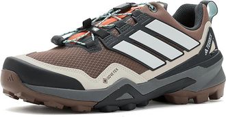 adidas Terrex Skychaser GORE-TEX Hiking Shoes Womens Climbing Shoes Earth Strata/Grey/Semi Flash Aqua : 10.5 B - Medium