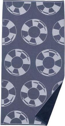 Nordstrom Rack Float Along Cotton Terry Beach Towel in Navy Dipper Multi at Nordstrom Rack