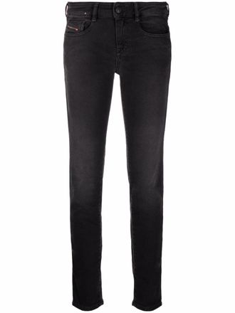 Diesel D-Ollies slim-fit jeans - women - Cotton/Polyester/Spandex/Elastane - 23 - Black