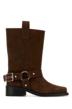 Ganni Brown Suede Boots