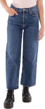 A Gold E Agolde Dark Vintage Indigo Ren Jeans