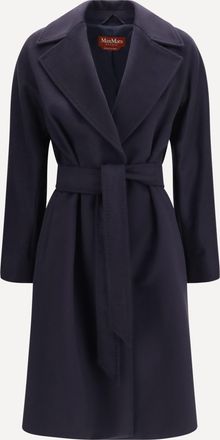 Max Mara Wool Coat with peak lapels Female 46