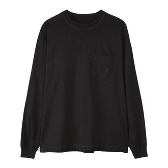 Maison Margiela Long-Sleeved Shirt - female - MM6 Maison Margiela - Sweatshirts - Black - XS - Sweatshirts & Hoodies