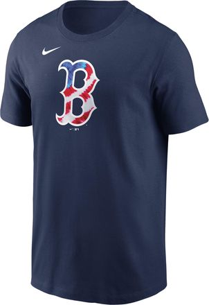 Nike Boston Red Sox Americana Nike Mens MLB T-Shirt in Blue | N19944BBQ-AQS