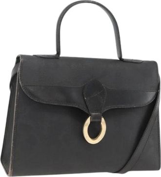 Dior Pre-owned Handbags, female, Black, Size: ONE SIZE Pre-owned Plastic Trotter Hand Bag