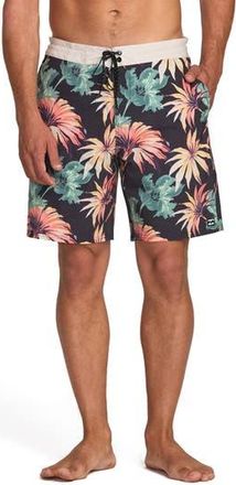 Billabong Sundays Lo Tide Board Shorts in Charcoal Multi at Nordstrom Rack, Size 32