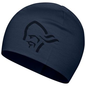 Norr&oslash;na 29 PureUll180 Beanie M&uuml;tze - Unisex | blau