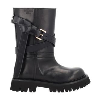 Moschino Bot&iacute;n Tie Me - Shoes - Mujer - Negro - 37 EU