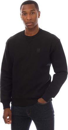 Belstaff Mens Belstaff Heavyweight Cotton Fleece Hockley Sweatshirt in Black