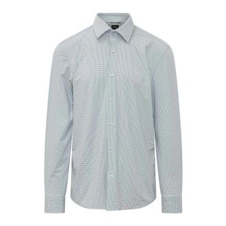 HUGO BOSS Heren Overhemden - Heren - Casual Overhemden - Blauw - 2XL - Overhemden