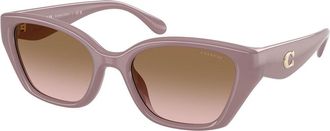 Coach HC8434U CBY91 549511 Womens Sunglasses Brown Size 53