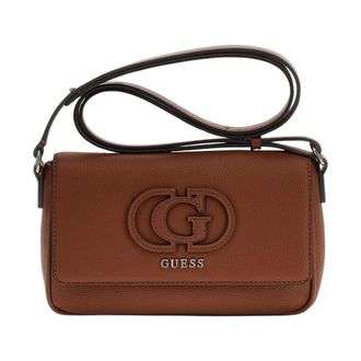 Guess Isola Crossbody Bag - female - Guess - Cross Body Bags - Brown - ONE SIZE - Bags