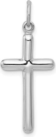 Diamond2Deal 14k White Gold Cross Pendant