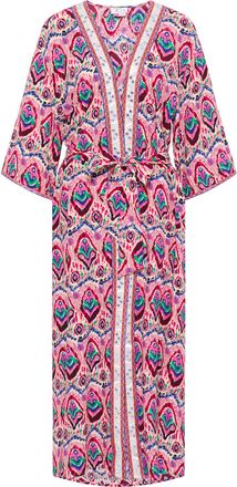 Izia Kimono Dames Roze Veelkleurig