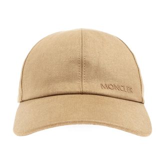 Moncler Pet - Heren - Petten - Beige - ONE Size - Polyester - Accessoires