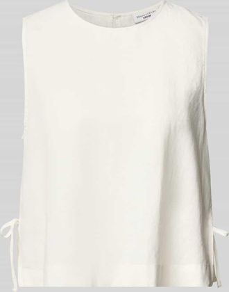 Marc O'Polo Denim Regular Fit Top aus Leinen-Baumwolle-Mix in Offwhite, Gr&ouml;&szlig;e XL