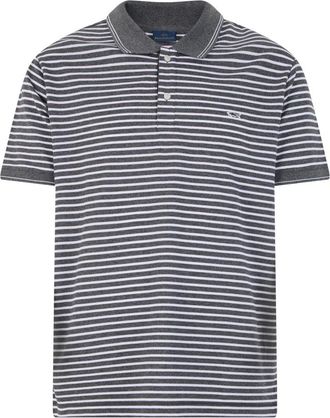 Paul & Shark Gestreepte Polo - Heren - Polos - Grijs - 2XL - Katoen - Tops