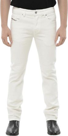 Diesel White Mid Rise Jeans