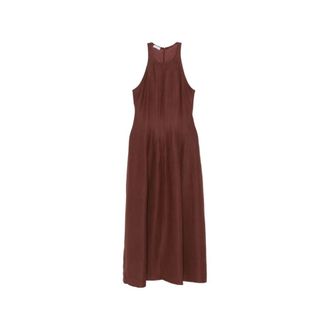 Brunello Cucinelli Dames, Jurken, Bruin, Maat: S