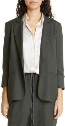 TWP Boyfriend Stretch Wool Blazer in Military at Nordstrom Rack, Size Xx-Small