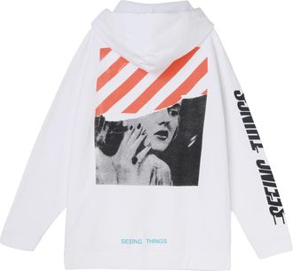 Off-white Mens Off-White Printing Classic autumn White OMBB009G20JER0020188