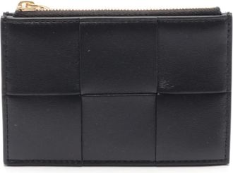 Bottega Veneta Portacarte Cassette anni 20 - Nero