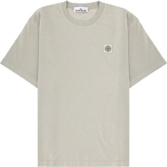 Stone Island T Shirt With Logo Patch