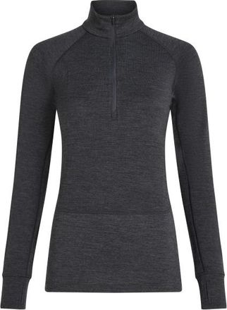 Icebreaker Merino 260 Zoneknit L/S Half Zip Merinounterw&auml;sche f&uuml;r Damen | grau