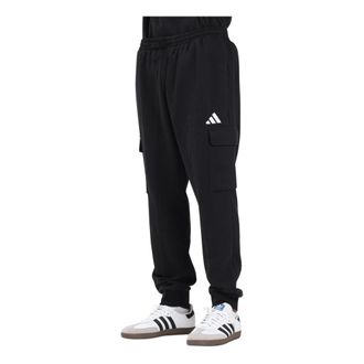 adidas Broeken, Heren, Zwart, M, Katoen, Essentials Feel Cozy Cargo