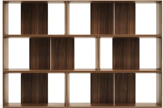 K Home Regalmodul Set 3 Litty, Nussbaum - 168 x 114 cm