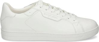 Michael Kors Keating Sneakers - Heren - Sneakers - Wit - 42 EU - Leer - Schoenen