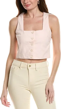 DL1961 Lizzie Linen-Blend Top