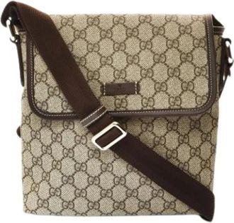 Gucci Pre-owned Cross Body Bags, female, Brown, Size: ONE SIZE Pre-owned Cross Body Bag
