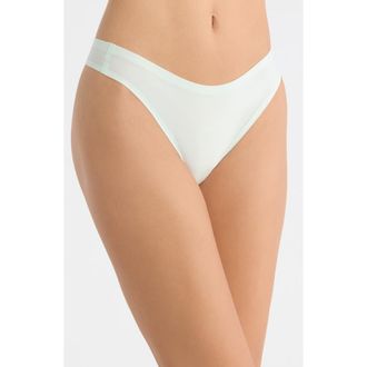 Chantelle Soft Stretch Thong in Celadon at Nordstrom