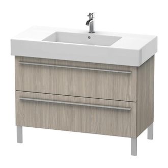 Duravit Duravit X-large Mueble De Pared 6544, 2 Extra&iacute;bles, 1000mm Para Vero 032910 (sin Pulir), Color (frente/cuerpo): Decoraci&oacute;n Pino Plata - Xl654403131